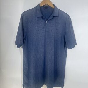 Peter Milar‎ Crown Crafted Polo Men's Large Golf Short Sleeve